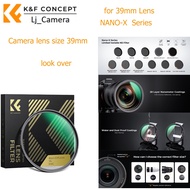 K&F Concept Nano-X 39mm UV/Black Mist/ND2-32/ND2-400/ND2-32&CPL/ND4-64&CPL/ND2-32&CPL&Black Mist1/4
