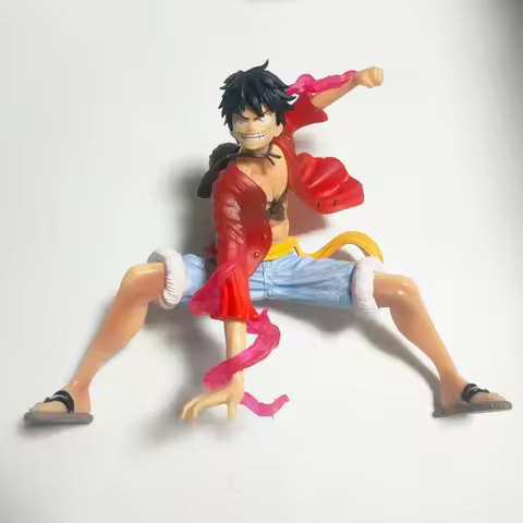 Anime figurines, decorations, ornaments, One Piece, Red Robe, Battle, Luffy