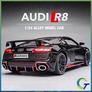 1:24 AUDI R8 Diecast Toys Car Model Cars Alloy Toy Collection Gift For Boys Kids