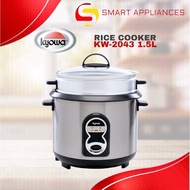 Kyowa Rice Cooker 1.5 Liters (KW-2043) Stainless Steel body