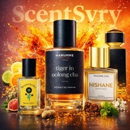 Harumme Tiger in Oolong Cha (belugari tygar & nishane wulong cha) EDP UNISEX ALL-DAY FRAGRANCE Decan