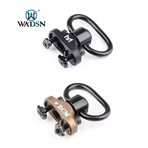 WADSN BCM QD Sling Swivel Adapter Rail Mount M-LOK Strap Buckle Metal Strap Loop QD Strap Rail Mount
