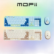 MOFII SILLY CAT Wireless Computer Keyboard and Mouse Combo (2.4Ghz) - Cute, Cute CAT Design
