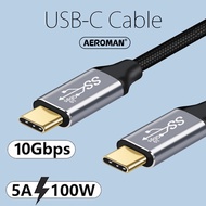 USB-c 100W type-c Transmission Cable Charging Support mac M1 10Gps USB 3.2 Gen2