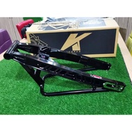 KAWASAKI KRR ZX150 ZX-150 KR150 RR150 KING DRAG DRAGSTER SLOT SWING ARM BLACK/ GREY/GOLD ARM ALLOY