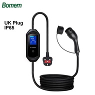 Home adjustment single phase 220v 13A ev portable charger GBT to UK Plug 5Meters for CHINA CAR BYD