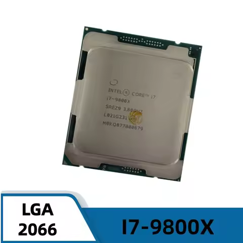 Intel Core I7 9800X CPU 8-Cores 16-Threads 3.8GHz 17MB 14 nm 165W LGA2066 for Desktop X299 Motherboa