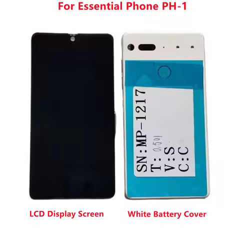 Original Battery Cover + LCD Display Screen Touch Digitized Assembly Replacement For Essential Phone
