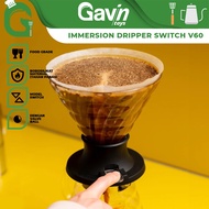 Immersion Dripper Switch V60 Dripper Size 02 Clever Coffee Drip Glass