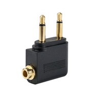 Ecily 3.5mm Bộ chuyển đổi phích cắm jack tai nghe âm thanh chuyển đổi Adapter Đầu nối tai nghe DC 3.