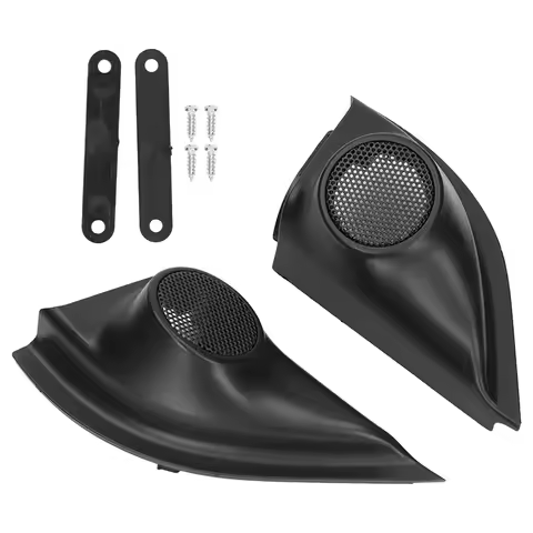 A77T-Car Tweeter Triangle Head Tweeter Speaker Shell Tweeter Triangle Treble Horn Cover For Honda Ve