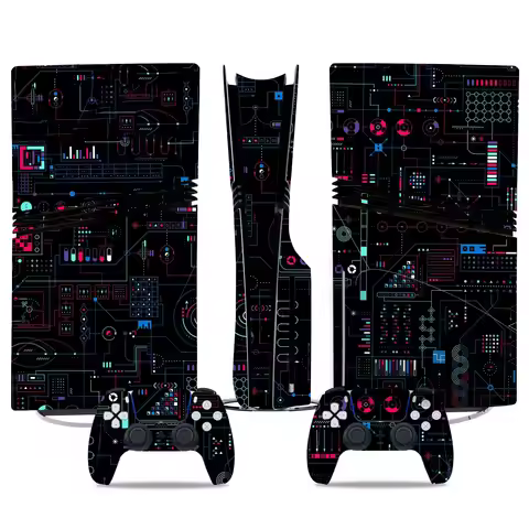 New Anime PS5 Pro Disc Skin Sticker Protector Decal Cover for Console Controller PS5 Pro disk Skin S