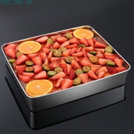 [twiligh]Stainless Steel Baking Tray Set 2 pcs 33CM x 29CM x 6CM Rectangular Roasting Pan