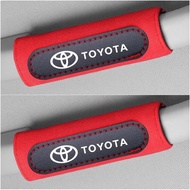 1/2pcs Toyota Car Interior Roof Handle Protector Leather Car Armrest Cover For Vios Rush Avanza Corolla Cross CHR Innova