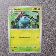 Pokemon Indonesia TCG Ivysaur Card 002/126 MA1 Evolution Mega