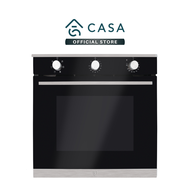 EF BOAE63A 60cm 73L Built-In Conventional Oven (6 Functions, Triple Glazed Glass Oven Door)