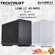 LIAN LI A3-MATX PC Case - BLACK / WHITE