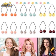 EMILEE 1 Pair Dimple Maker for Cheeks, Easy to Wear Alloy Dimple Trainer, Pearl Facial Beauty Tools 