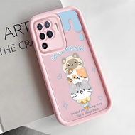 Case For OPPO A74 A95 F19 F19s Cat