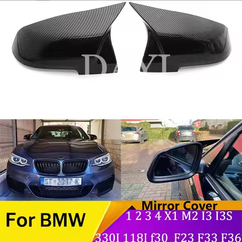 for BMW 1 2 3 4 X1 M2 I3 I3S F20 F21 f30 F23 F33 F22 F23 series High quality ABS AN style rearview m