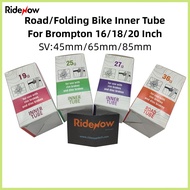 RideNow UltraLight Bicycle Inner Tube 700X18/25/28/32c Road Bike Inner Tube Super Light Inner Tube For Brompton Inner Tube