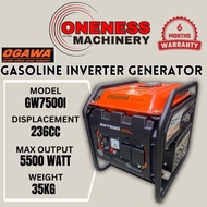 OGAWA GW7500I 9HP 236CC Gasoline Inverter Generator  5.5kW