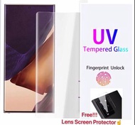 Galaxy Note 20 Ultra 5G UV 3D 鋼化膜玻璃保護貼 全屏全覆蓋全貼身 指紋解鎖通用 Compatible with in-Display Fingerprint Sensor