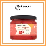 Cooks Co Red Peppers Stuffed with Feta and Mizithra Cheese 290g