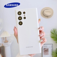 Samsung Galaxy S23 Ultra S23Plus Liquid Silicone Case Silky Soft-Touch Back Cover For Galaxy s23 ult