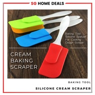Silicone Cream Scraper Butter Cake Spatula Stir Batter Scraper Baking Tool Silicone Spatula For Cooking Dough Scrape