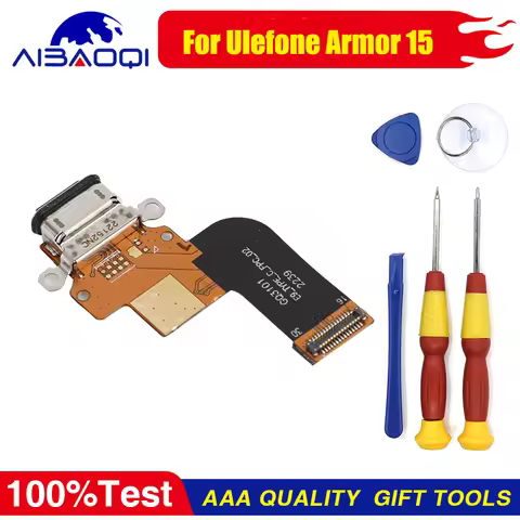 New Original For Ulefone Armor 15 USB Charging Port Connector Charge Dock Board Flex Cable TYPE-C Sl