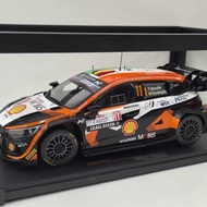 IXO 1/18 HYUNDAI I20 N #11 2023 RALLY1  
Hyundai Racing Model Alloy