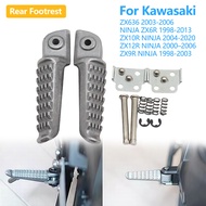 Motorcycle Rear Footrest Passenger Foot Pegs For Kawasaki NINJA ZX6R ZX9R ZX10R ZX12R ZX-6R ZX-9R ZX