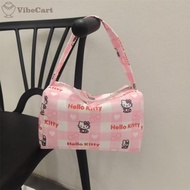 VibeCart‌ 1/2 PCS Cute Sanrio Hello Kitty Cosmetic Bag Girly KT Handbag Storage Bag Large-capacity P