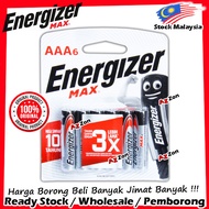 Energizer Max A76 LR44 A23 ECR2032 3V E92 AAA E91 AA CR2032 3V 6LF22 9V 522 2032 Battery