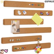 GSFMLO Pushpin Cork Board, Cork Material Removable Self Adhesive Cork Board, Multifunctional Self Ad