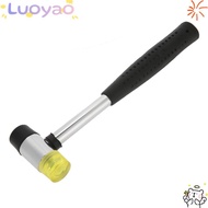 LUOYAO Soft Mallet, Rubber Material 25mm Size Rubber Hammer, Professional Small Mallet Leather Worki