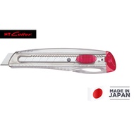 NT Cutter Transparent Junior L Red iL-120P(R) (18mm Blade) Made In Osaka Japan