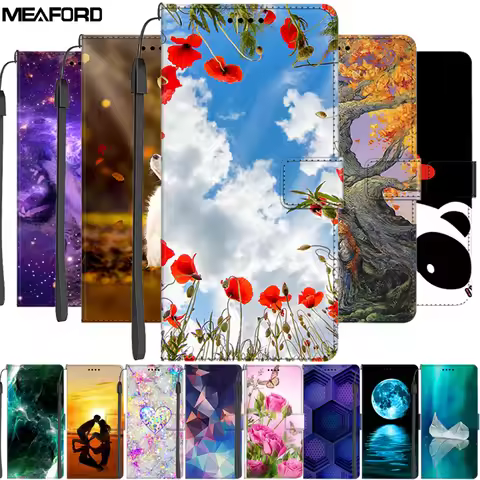 Leather Flip Case For Sony Xperia 10 VI Phone Cover 1VI 10VI 5G Wallet Book Funda Bag For Sony Xperi