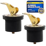 Five Oceans Marine Rubber Drain Plug, 3/4" & 7/8"
