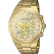 No Citizen Watch Company Citizen Quartz Men s Watch, Stainless Steel, Classic, Gold Bracelet, Beige