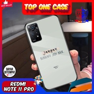 HP Case XIAOMI REDMI NOTE 11 PRO - REDMI NOTE 11 PRO Newest Top One Case 'Pattern QUOTES' Casing XIAOMI REDMI NOTE 11 PRO - Case Glass - Casing Hard Case - XIAOMI REDMI NOTE 11 PRO - Luxury Case - Case - Latest Case - Case -