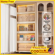 L78cm(3-5 Layers) Ultra-Large Capacity Multipurpose Storage Cabinet Foldable Stackable Storage Box