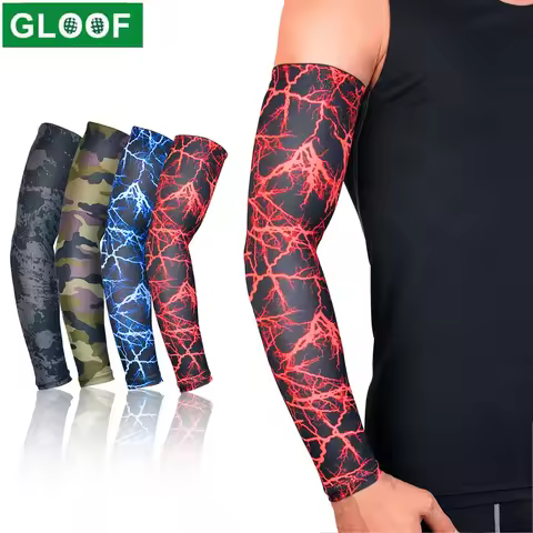 1Pc UV Arm Sleeves Cooling Sleeves For Men Women Sunblock Tattoo Cover Up Compression Arm Sleeves fo