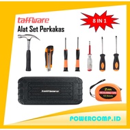 Taffware Home Repairing Tool Kit Tool Set Portable Tool Box Set Home Repair Tool Set 8 in 1 combo ki