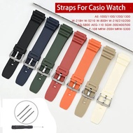 Gelang Jam Getah Untuk Casio AQ-S810W SGW-300H/400H/500H MRW-200H AE-1000W AE-1300/1200 W-S200H W-80