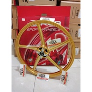 Rcb racing Wheels Front Mio - Mx old - Mx new - Jupiter - Vega zr - Vega r - F1zr Cross 5 gold