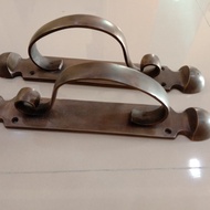 handle pintu kuningan antiq motif cumi besar 29 cm juwana murah