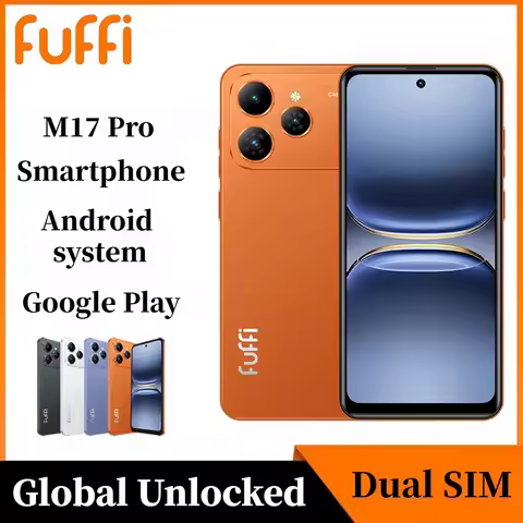 FUFFI M17 Pro Smartphone Android 8G RAM 512GB ROM 6.56 Inch Cellphone 720x1612HD 24+48MP 5800mAh Bat