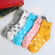 socks women long socks socks Cute Cat Ear Socks - Stylish Cartoon Design for Women